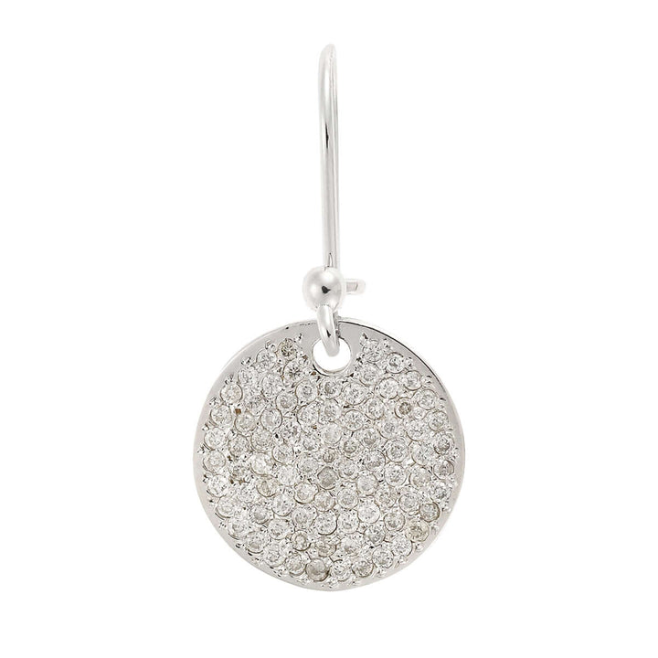 Diamond Disc Earrings W - D - Classic - Ileana Makri