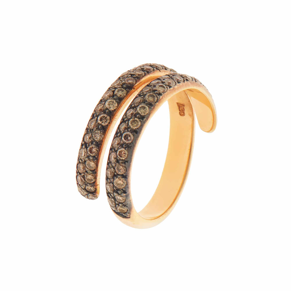 Diamond Hug Pave Ring P-Chd - Classic - Ileana Makri store