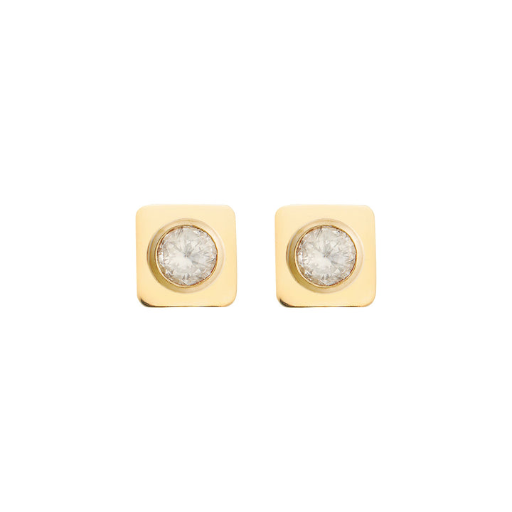 Diamond Large Tile Studs - Tile - Ileana Makri