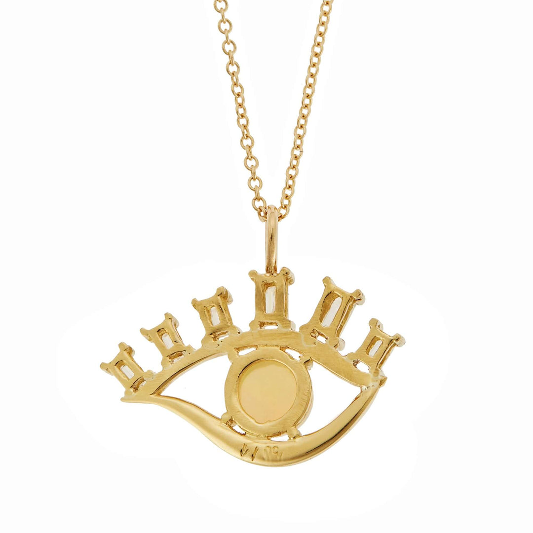 Diamond Lash Eye Pendant - The Edit - Ileana Makri
