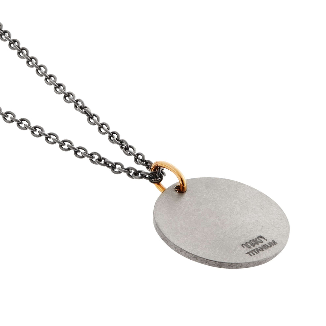 Diamond Letter Pendant T - D - TITANIUM - Ileana Makri