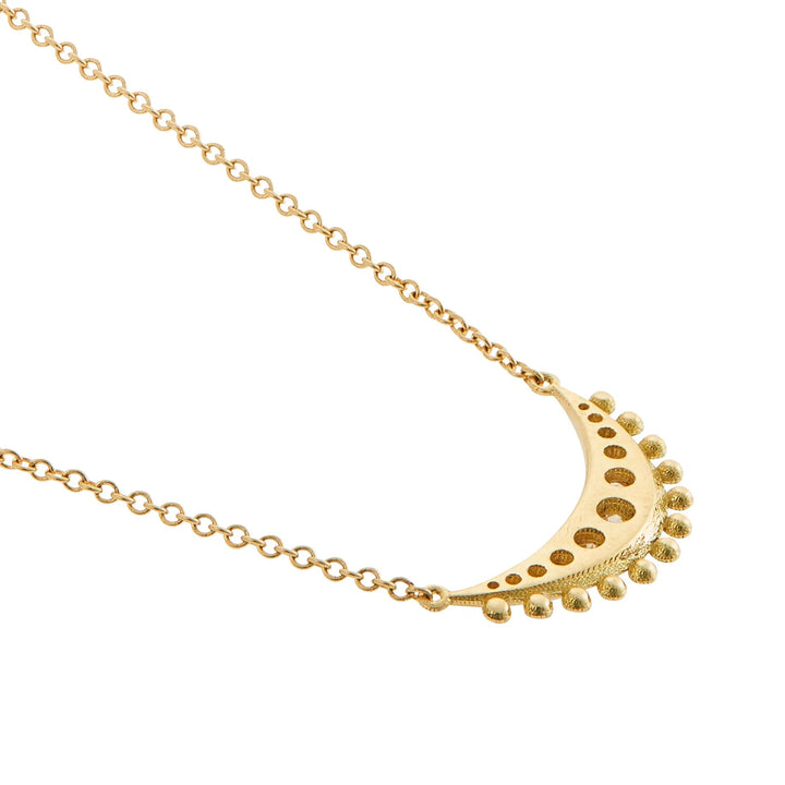 Diamond Luna Chain Necklace - Lunar - Ileana Makri