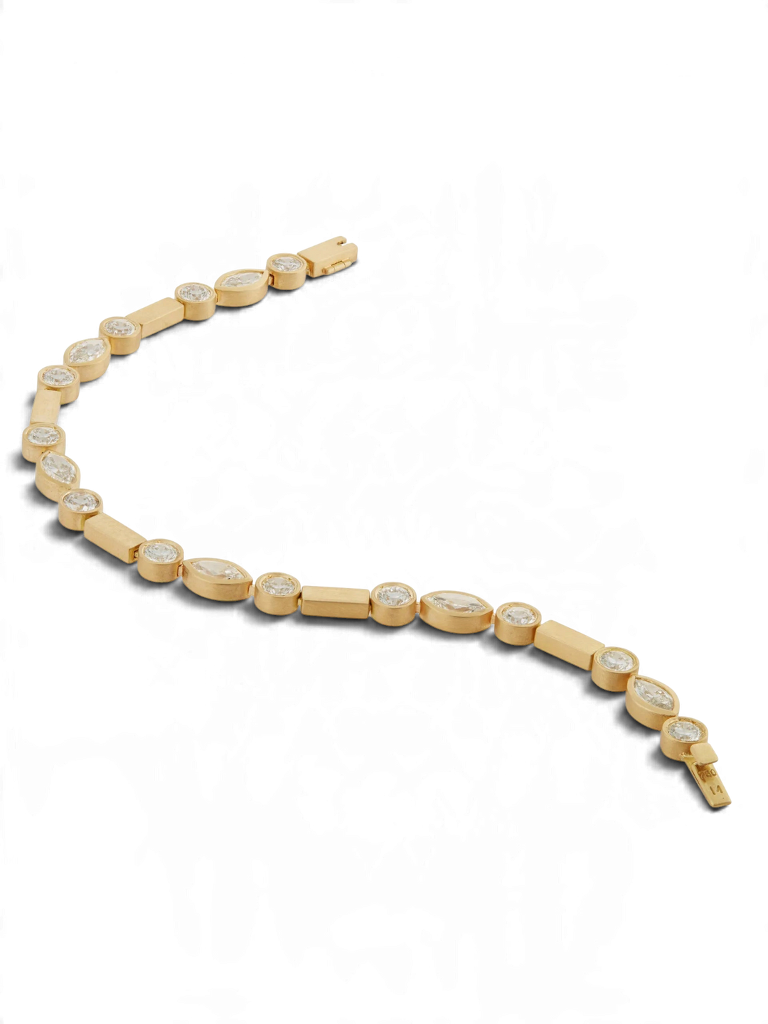 Diamond Navette Stream Bracelet Y - D - Cascade - Ileana Makri