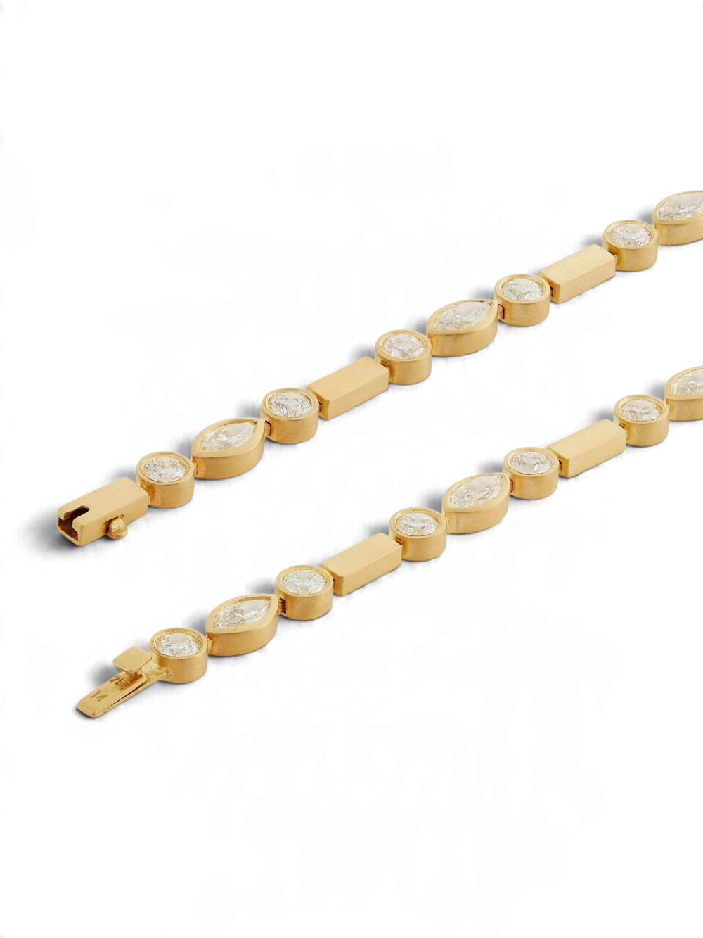 Diamond Navette Stream Bracelet Y - D - Cascade - Ileana Makri