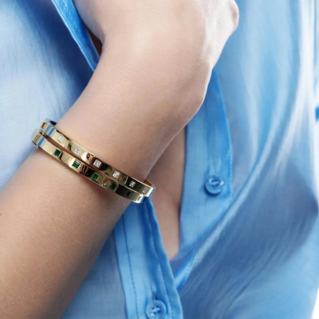 Diamond Princess Bangle - Tile - Ileana Makri