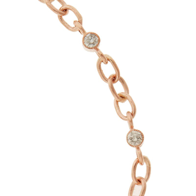 Diamond Rail Necklace - Chains - Ileana Makri store