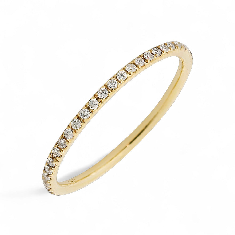Diamond Thread Band Y - D - Classic - Ileana Makri