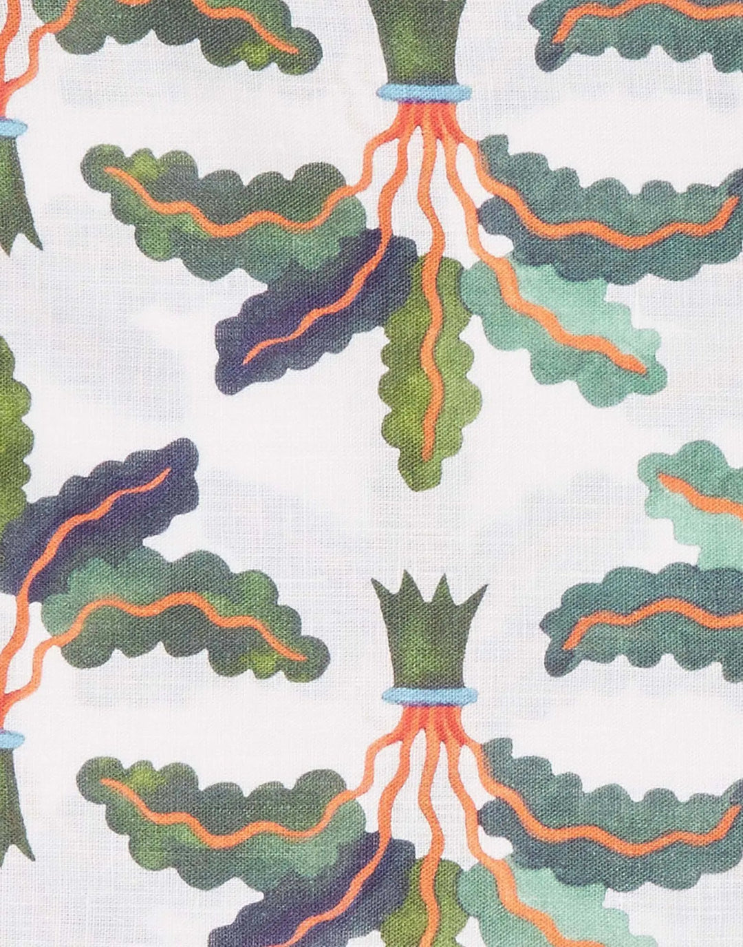 Dinner Napkins Palms (Set of 6) - La Double J Home - Ileana Makri