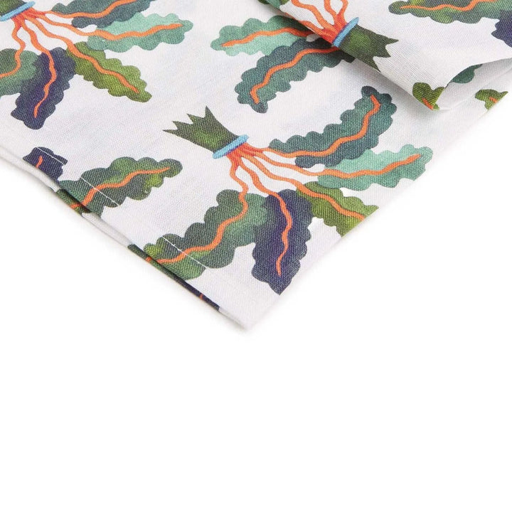 Dinner Napkins Palms (Set of 6) - La Double J Home - Ileana Makri