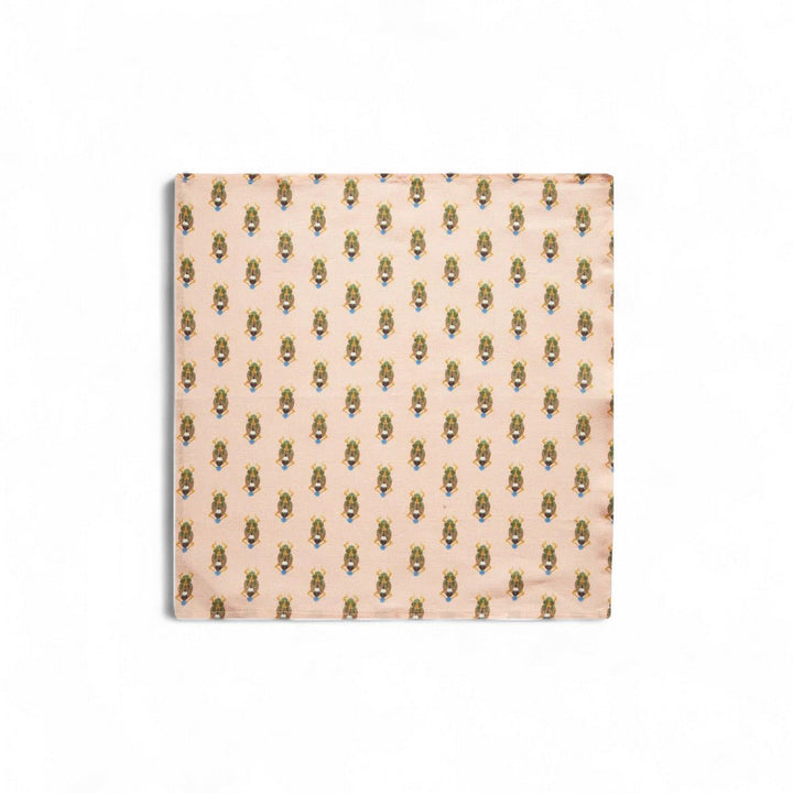 Dinner Napkins Pink Scarab (Set of 6) - La Double J Home - Ileana Makri
