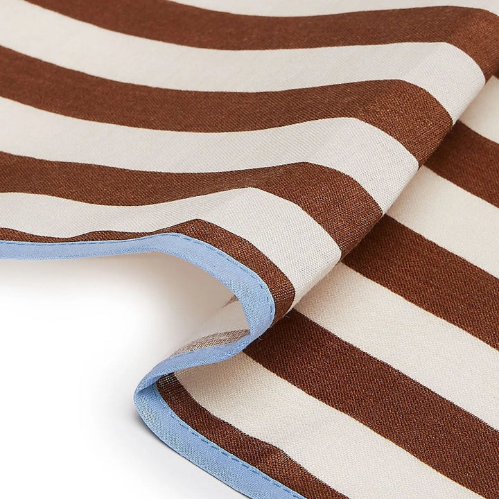 Dinner Napkins Riviera Cioccolato (Set of 6) - La Double J Home - Ileana Makri