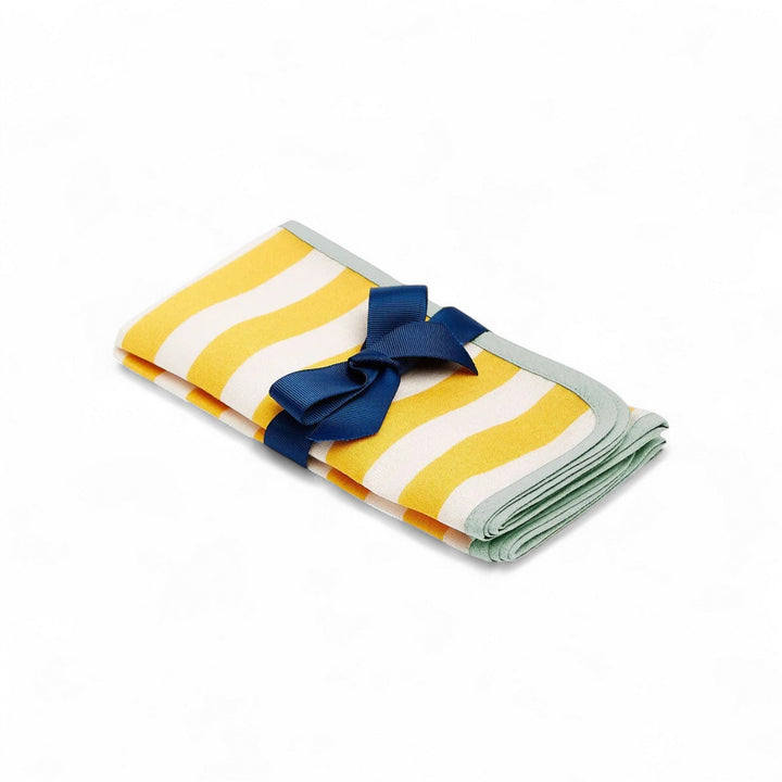 Dinner Napkins Riviera Giallo (Set of 6) - La Double J Home - Ileana Makri