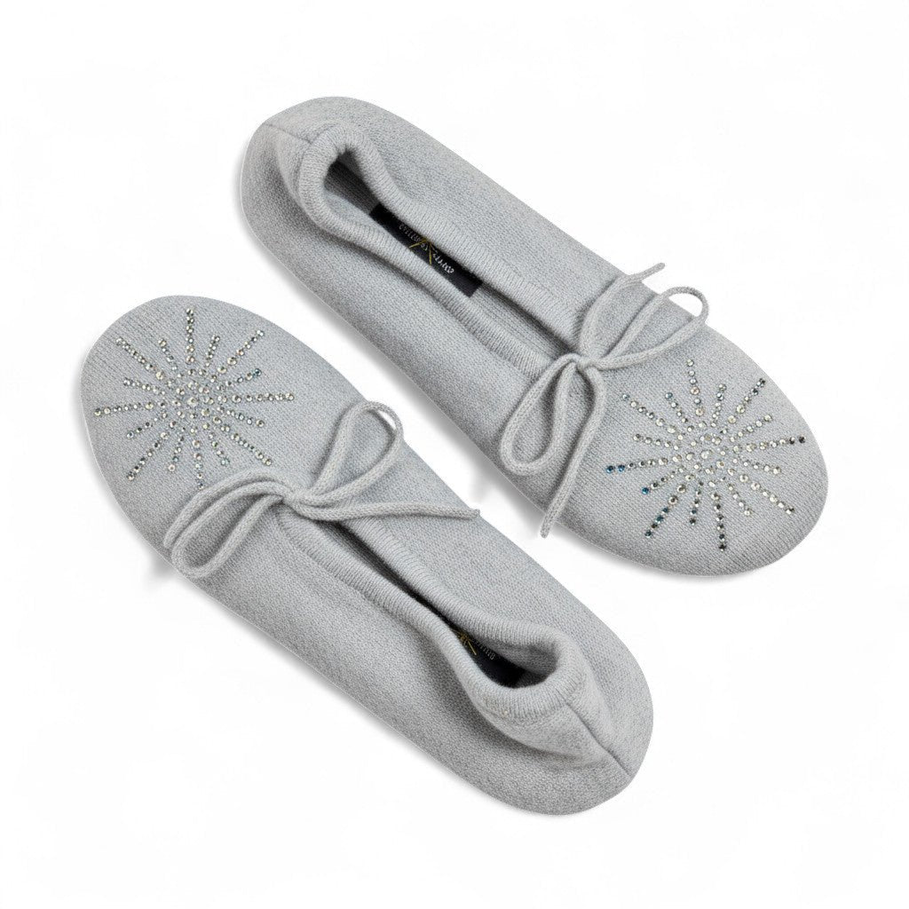 Dolly Slippers Light Grey - William Sharp - Ileana Makri
