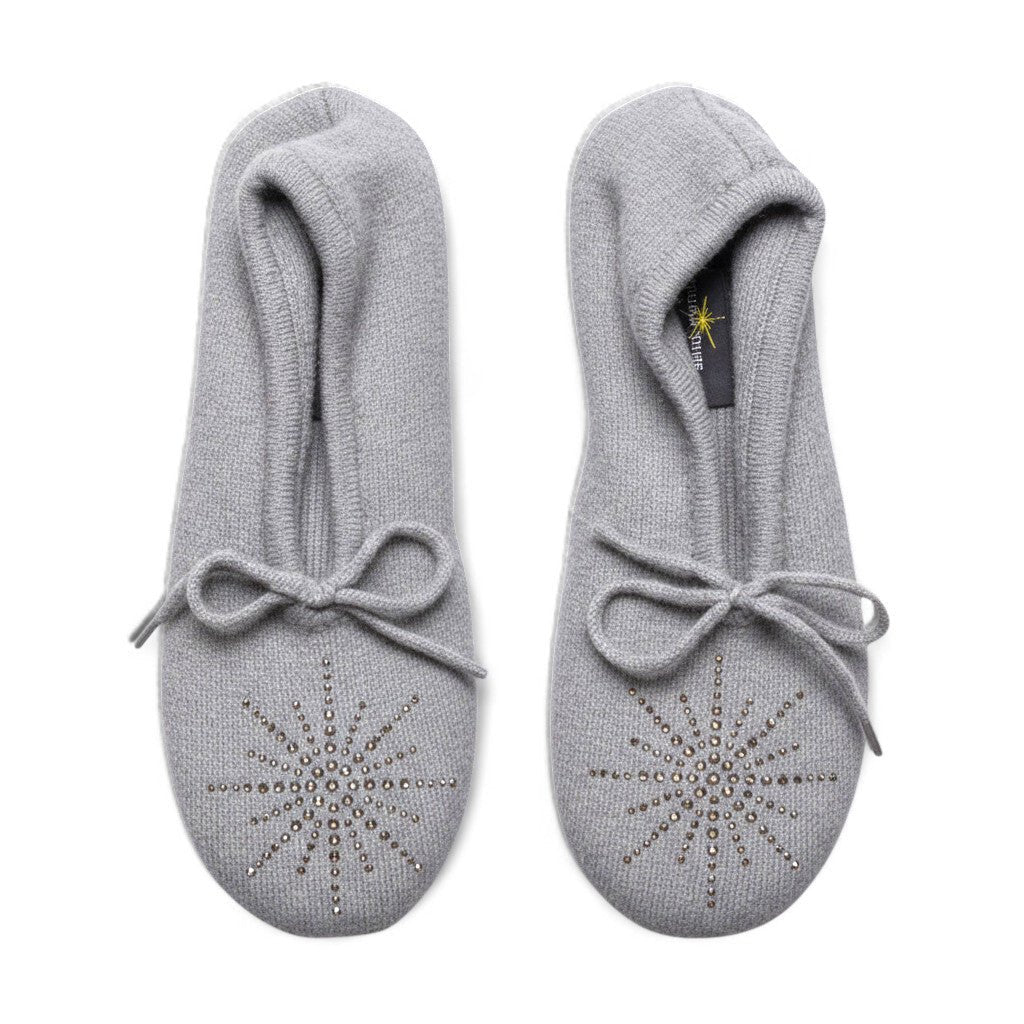 Dolly Slippers Light Grey - William Sharp - Ileana Makri