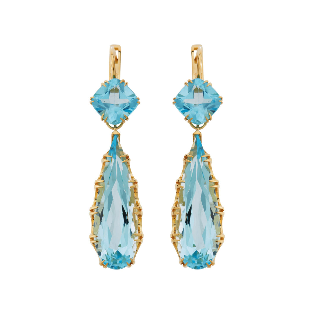 Double Crown Drops Blue Topaz - Crown - Ileana Makri