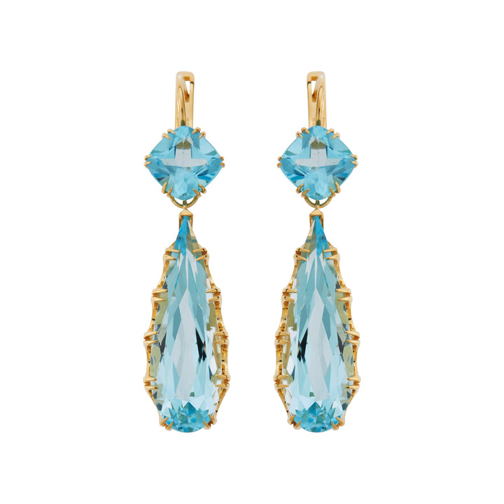 Double Crown Drops Blue Topaz - Crown - Ileana Makri
