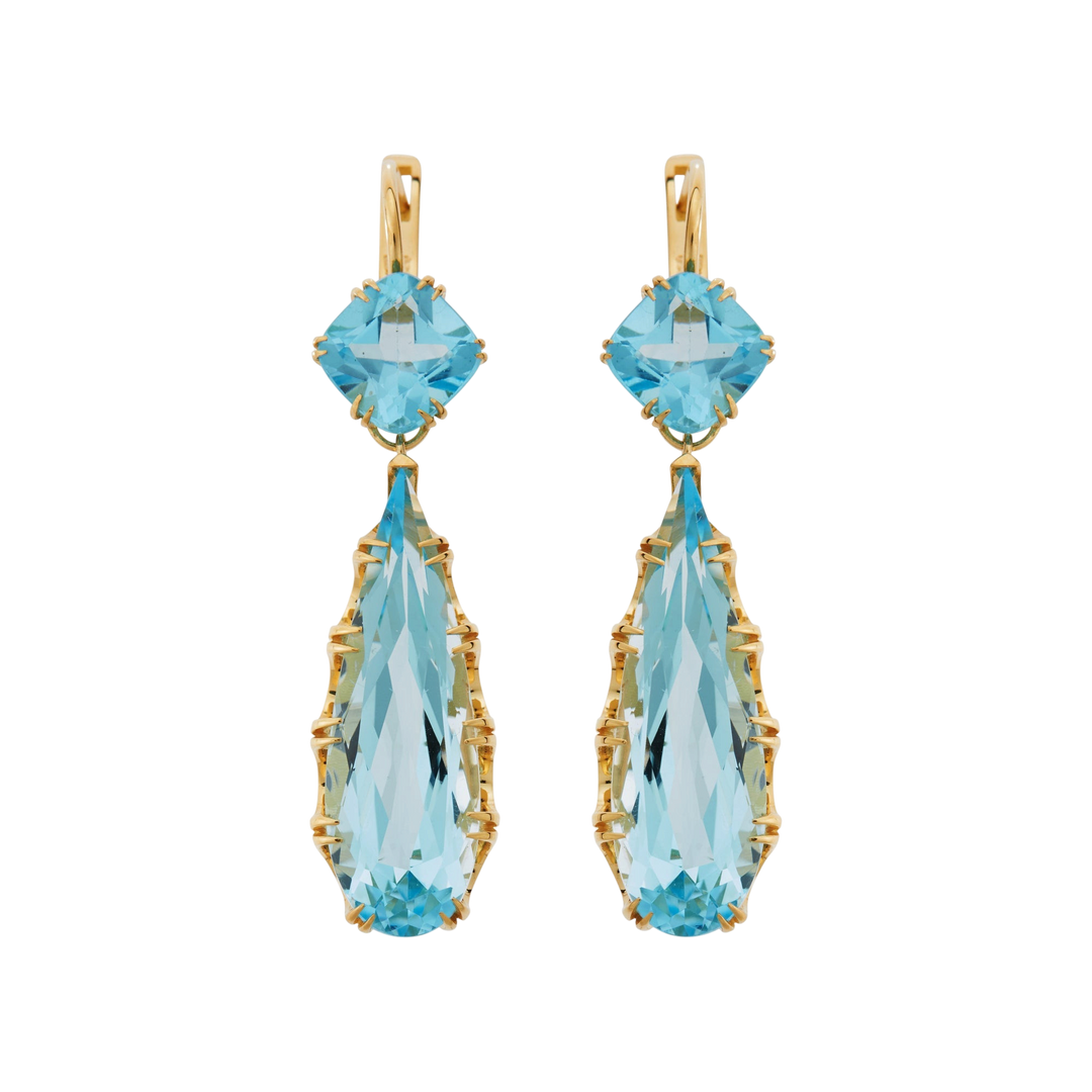 Double Crown Drops Blue Topaz - Crown - Ileana Makri
