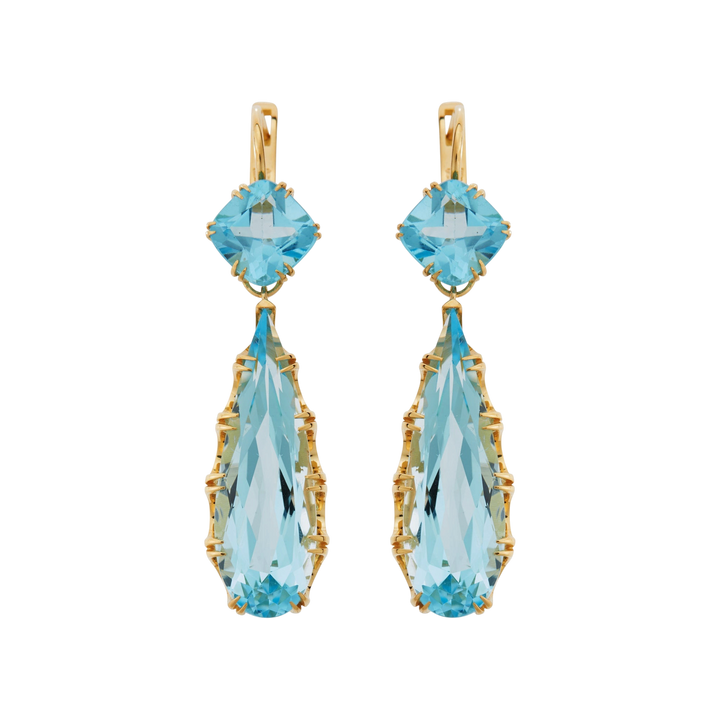 Double Crown Drops Blue Topaz - Crown - Ileana Makri
