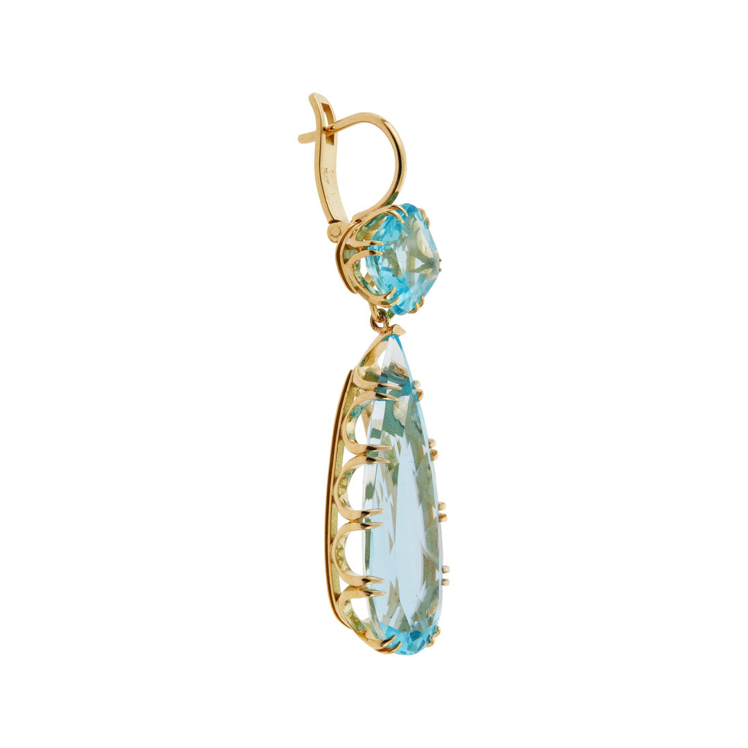Double Crown Drops Blue Topaz - Crown - Ileana Makri