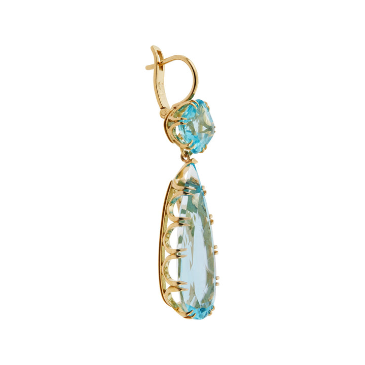 Double Crown Drops Blue Topaz - Crown - Ileana Makri