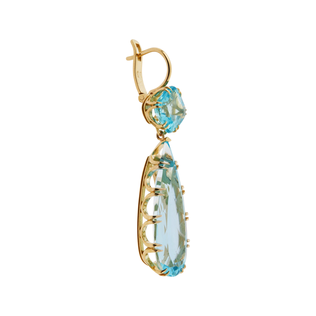 Double Crown Drops Blue Topaz - Crown - Ileana Makri