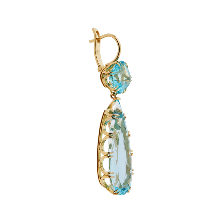 Double Crown Drops Blue Topaz - Crown - Ileana Makri