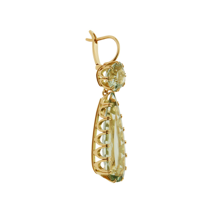 Double Crown Drops Green Amethyst - Crown - Ileana Makri