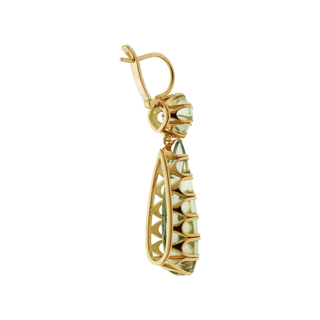 Double Crown Drops Green Amethyst - Crown - Ileana Makri