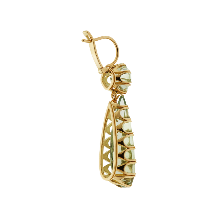 Double Crown Drops Green Amethyst - Crown - Ileana Makri
