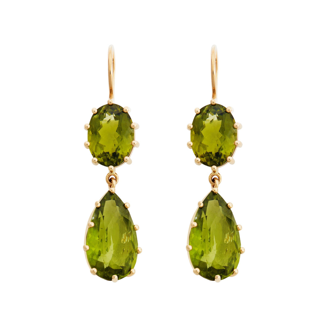 Double Crown Drops Peridot Gaia - Crown - Ileana Makri