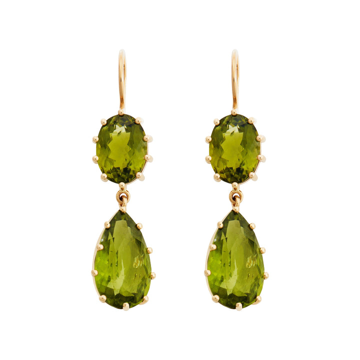 Double Crown Drops Peridot Gaia - Crown - Ileana Makri