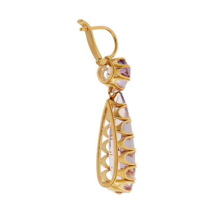 Double Crown Drops Pink Amethyst - Crown - Ileana Makri