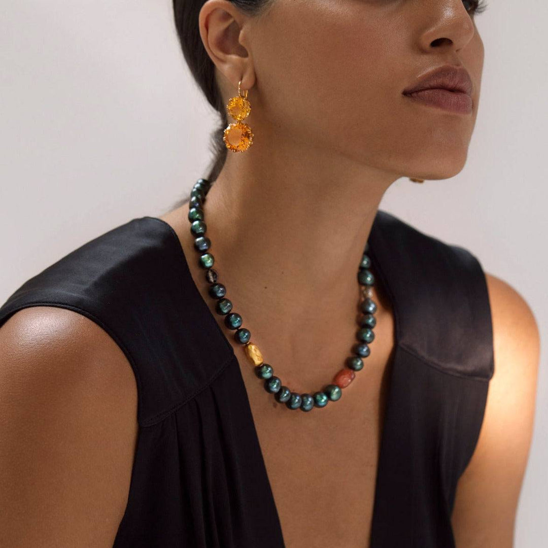 Double Crown Orange Citrine - Crown - Ileana Makri store