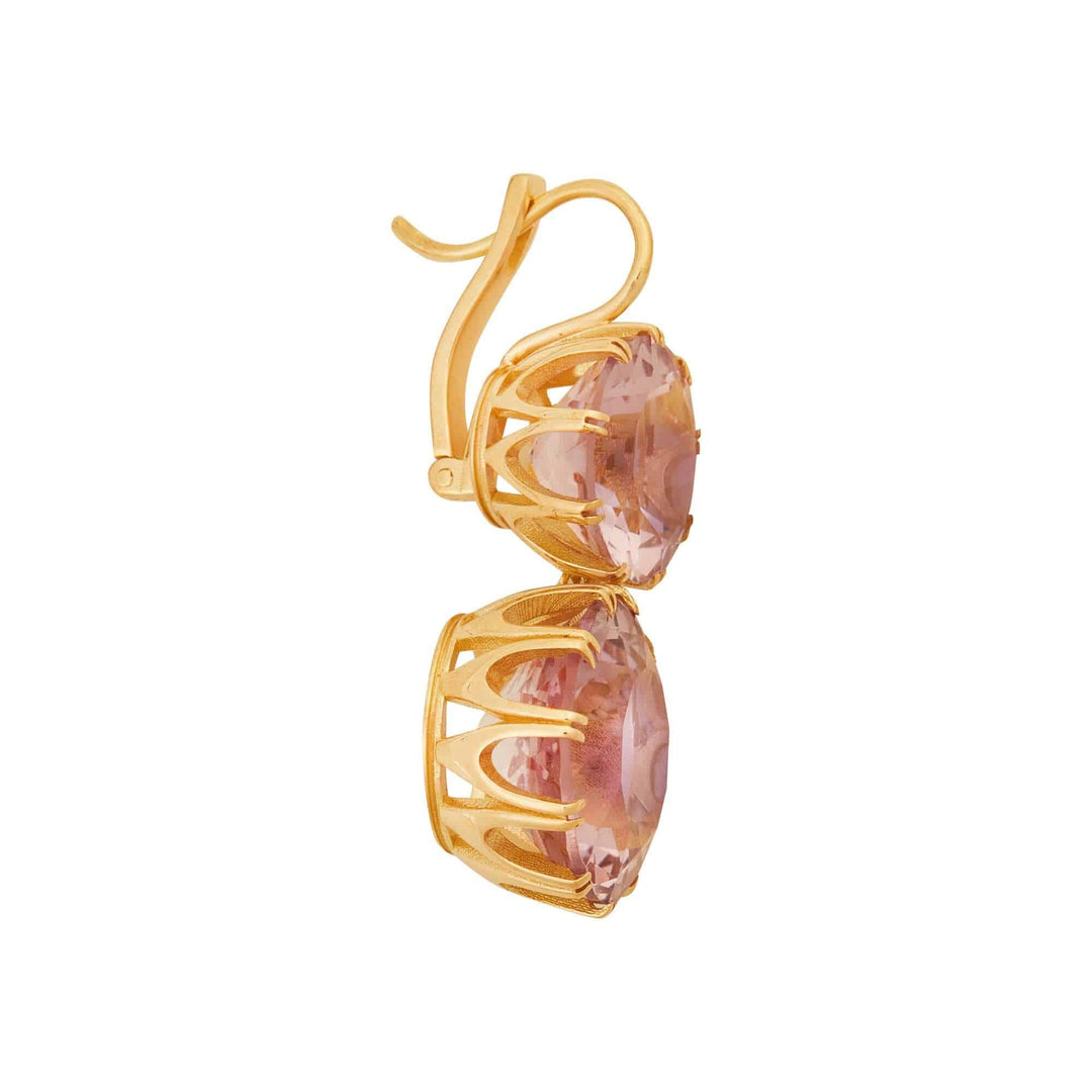 Double Crown Pink Amethyst - Crown - Ileana Makri
