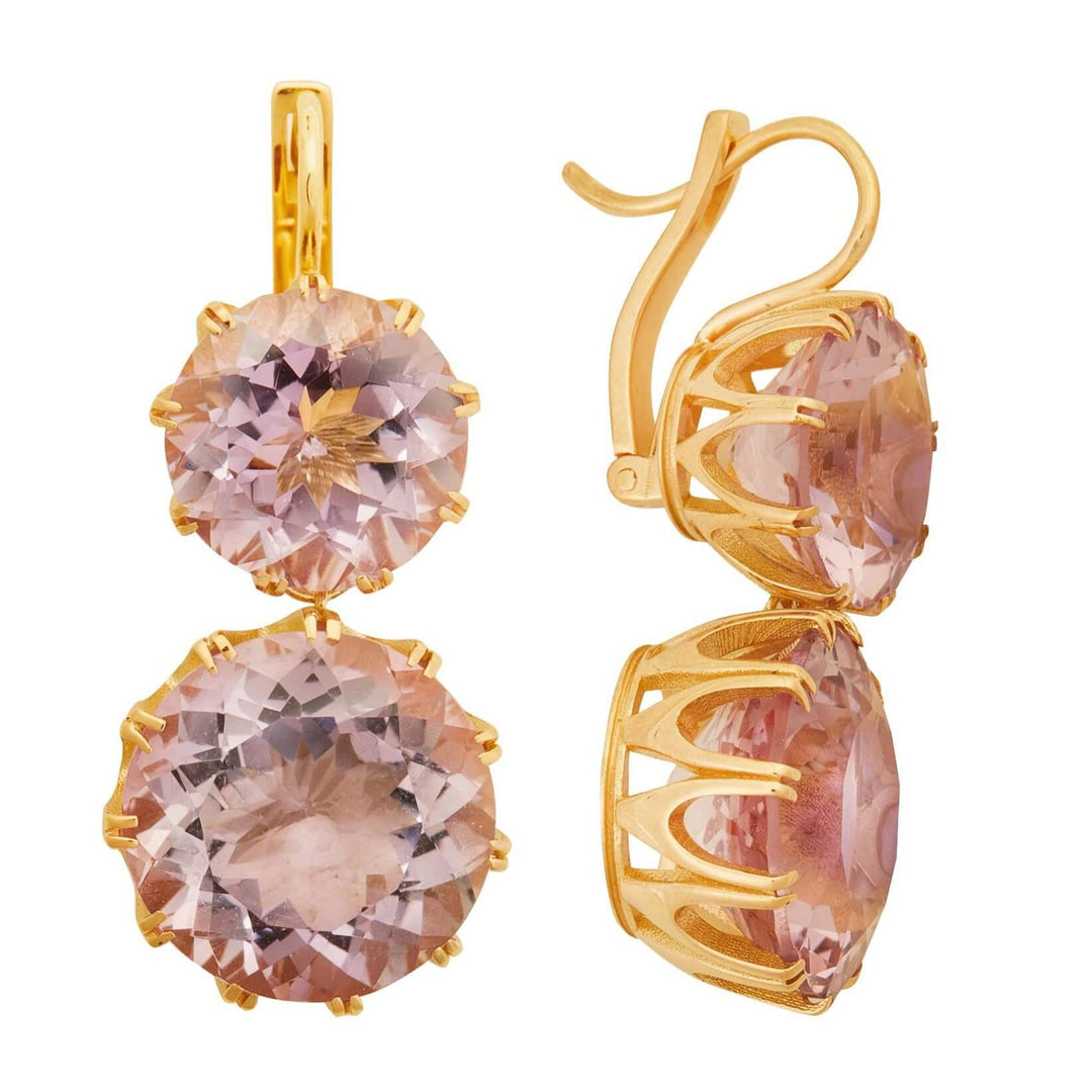 Double Crown Pink Amethyst - Crown - Ileana Makri