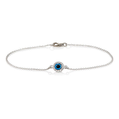 Double Eye Bracelet W-D - EVIL EYE - Ileana Makri store