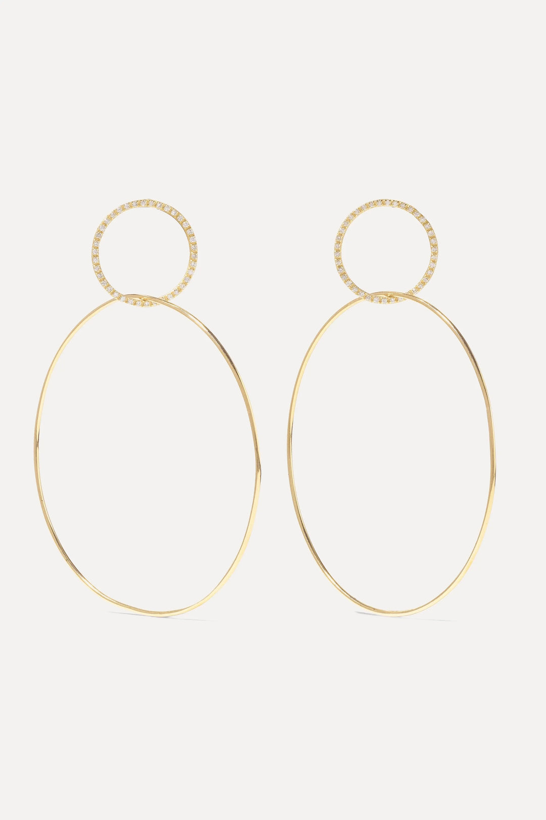 Double Slim Hoops Y-CHD-L - Queen - Ileana Makri store