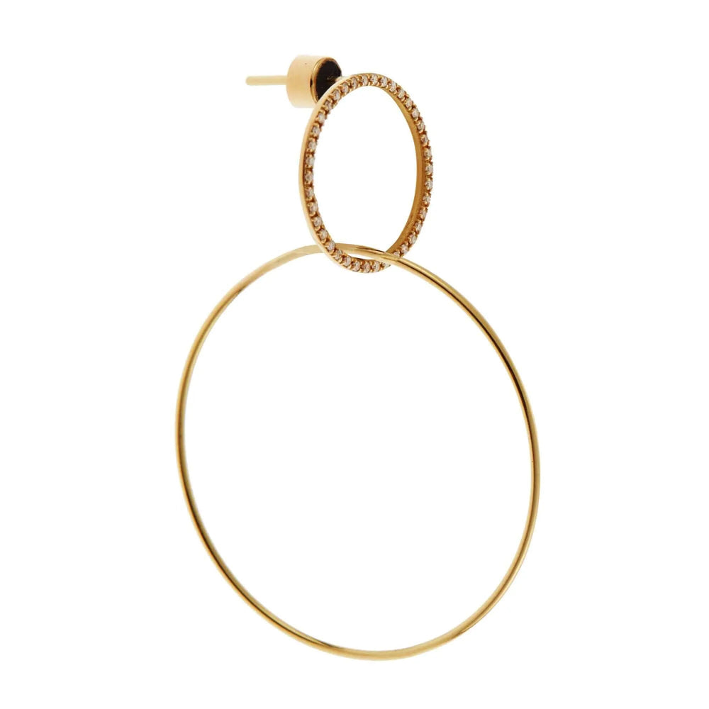 Double Slim Hoops Y - D - M - Queen - Ileana Makri