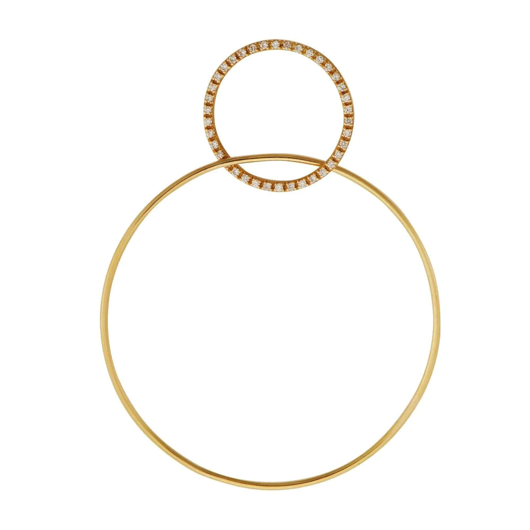 Double Slim Hoops Y - D - M - Queen - Ileana Makri