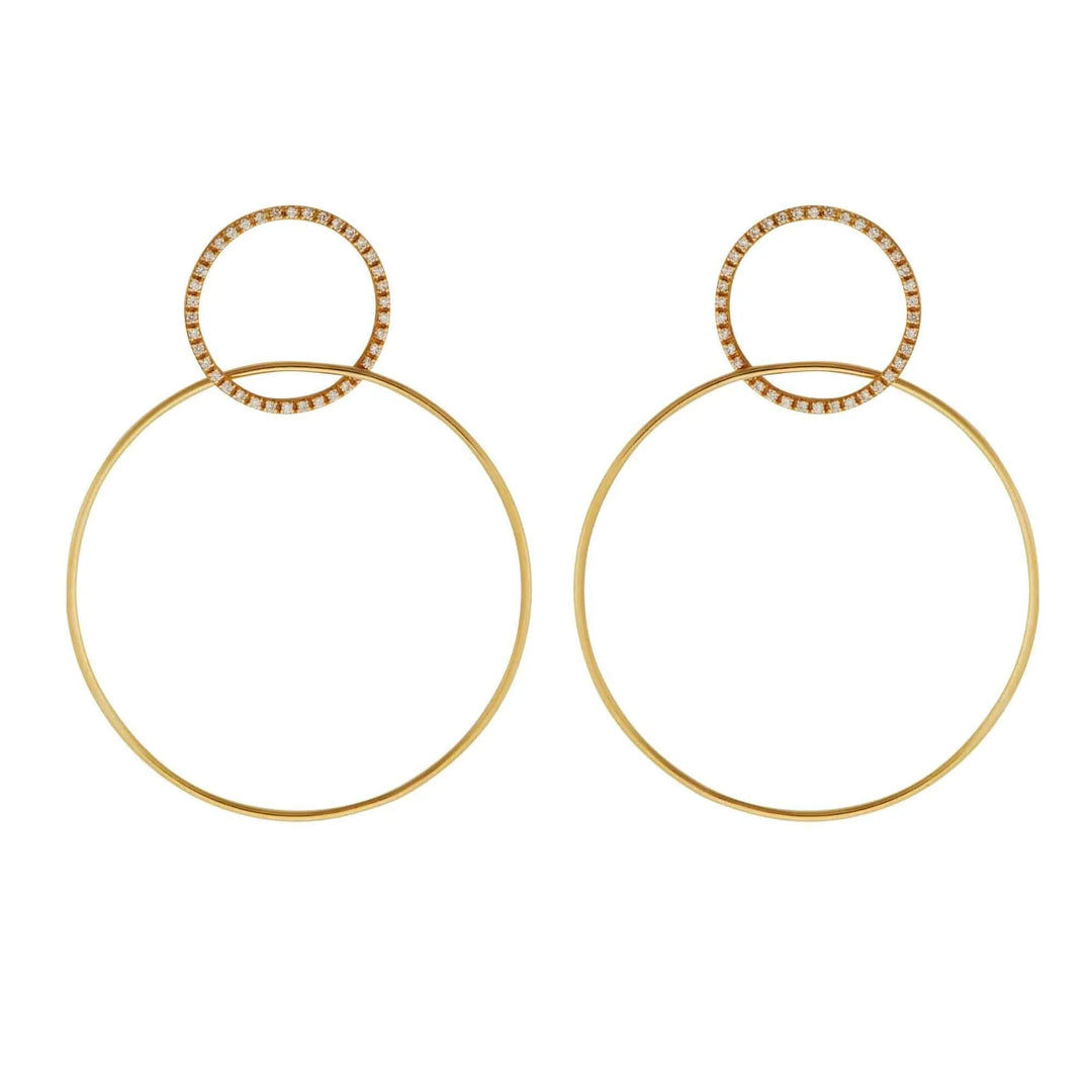 Double Slim Hoops Y - D - M - Queen - Ileana Makri