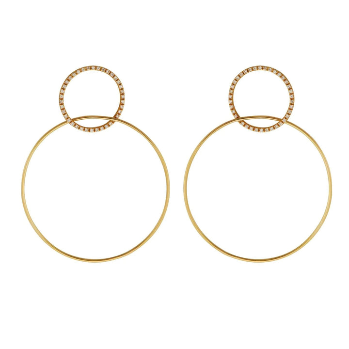 Double Slim Hoops Y - D - M - Queen - Ileana Makri