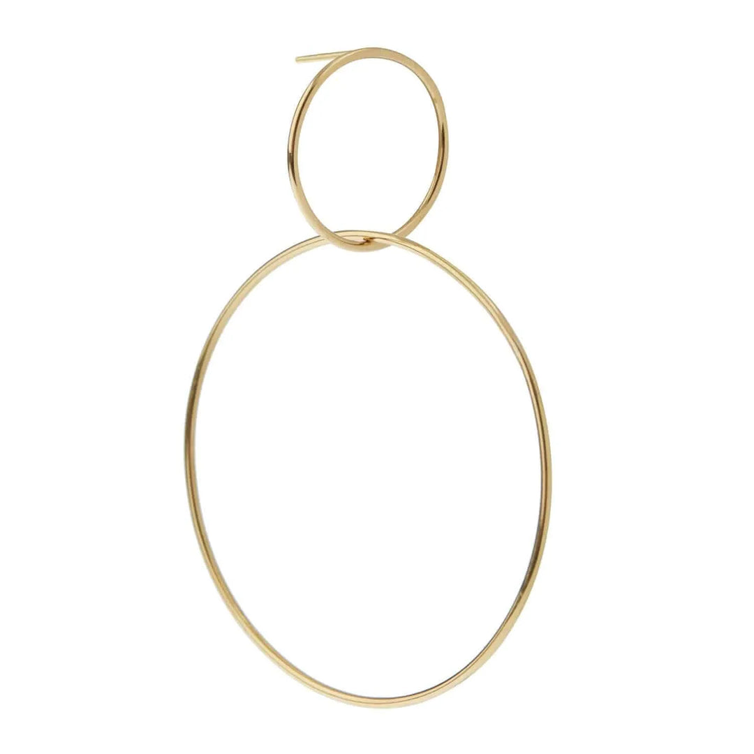 Double Slim Hoops Y-M - Queen - Ileana Makri store