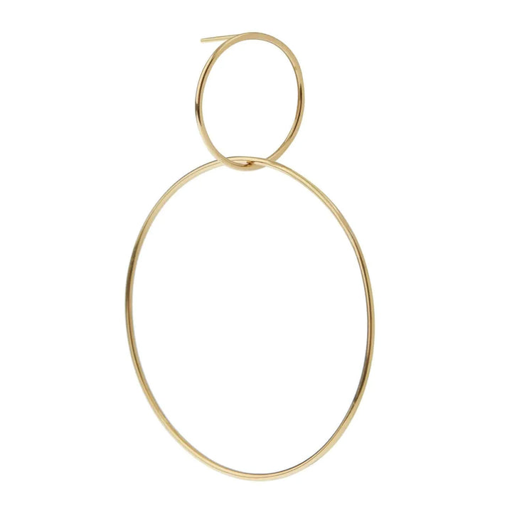 Double Slim Hoops Y-M - Queen - Ileana Makri store