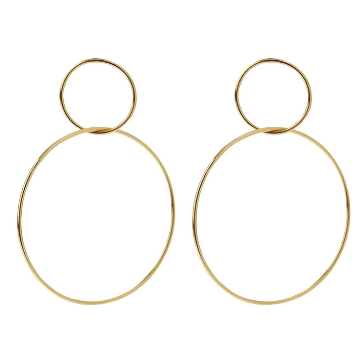 Double Slim Hoops Y - M - Queen - Ileana Makri