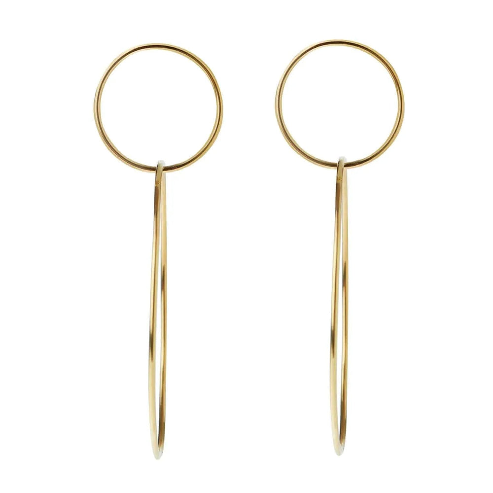 Double Slim Hoops Y - M - Queen - Ileana Makri