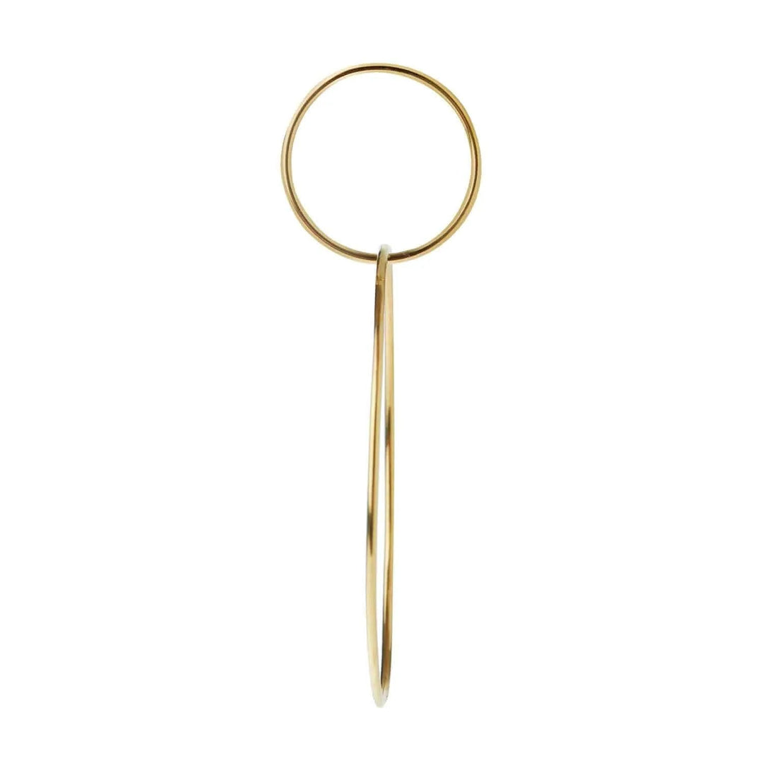 Double Slim Hoops Y - M - Queen - Ileana Makri