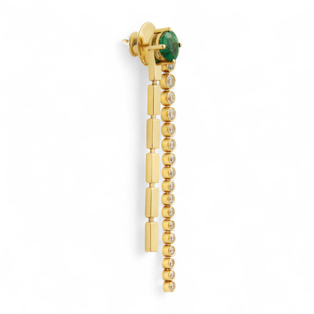Double Stream Earrings Y - D - Em - Cascade - Ileana Makri