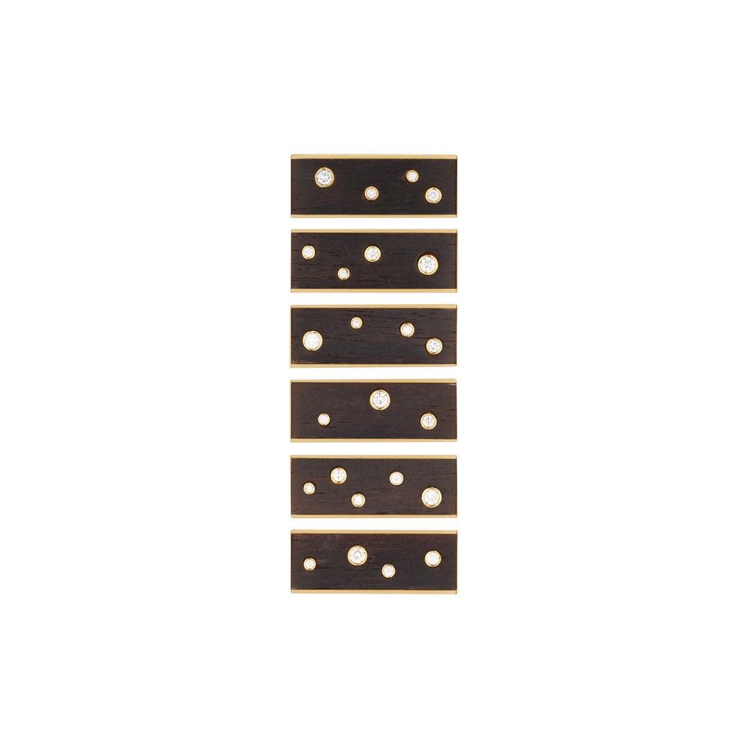 Ebony Dot Locket Necklace (37cm) - Marie Lichtenberg - Ileana Makri