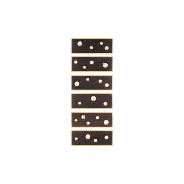 Ebony Dot Locket Necklace (37cm) - Marie Lichtenberg - Ileana Makri