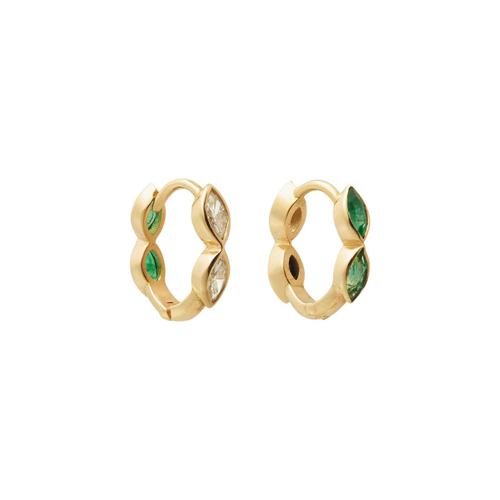 Echo Navette Mini Hoops Y - D - EM - Classic - Ileana Makri